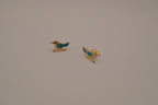Vintage Southwestern roadrunner earring