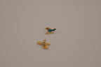 Vintage Southwestern roadrunner earring
