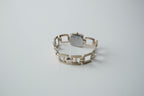 Vintage Louis Arden Square Link Watch Bracelet