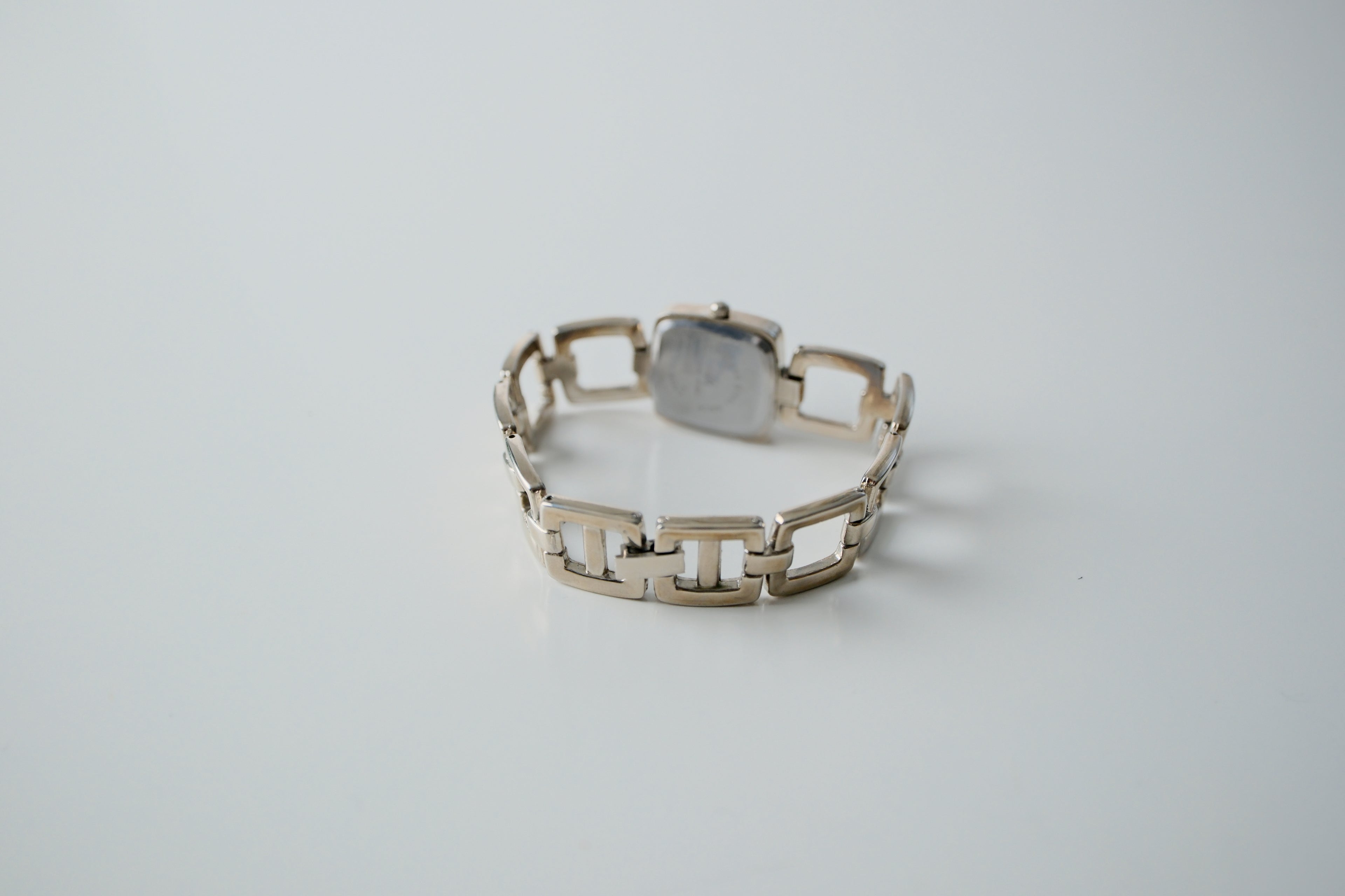 Vintage Louis Arden Square Link Watch Bracelet