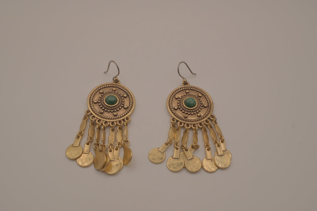 Central Asian Silk Road dangle earrings
