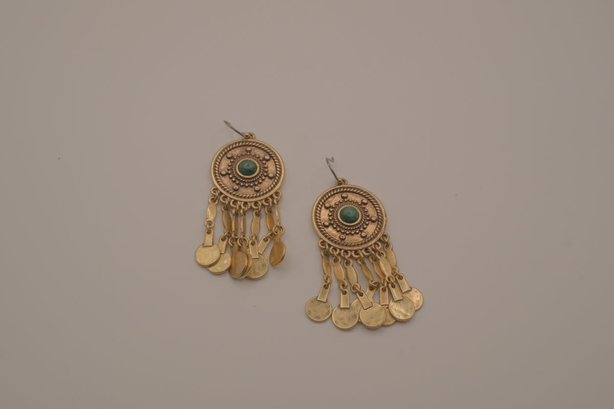 Central Asian Silk Road dangle earrings
