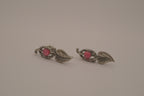 Vintage Miracle leaf stud earring