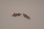 Vintage Miracle leaf stud earring