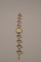 Vintage two-tone Dolphin bracelet watch