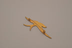 Vintage Damascene swallow bird brooch