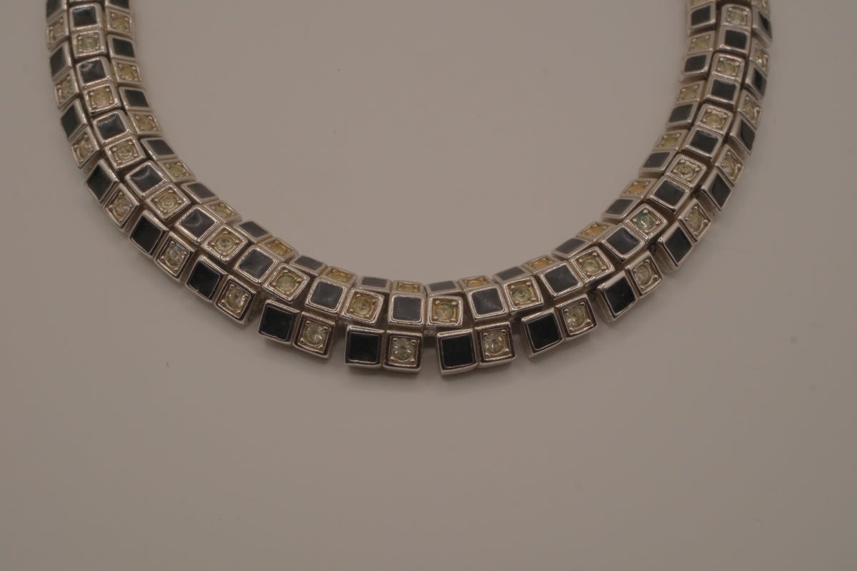 Vintage D'Orlan articulated choker necklace