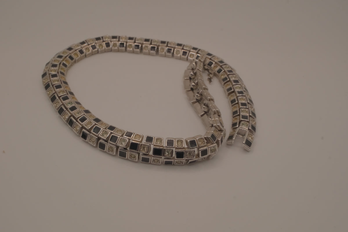 Vintage D'Orlan articulated choker necklace