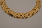 Vintage ‘’Hugs and Kisses" statement collar necklace