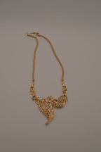 Vintage &nbsp;asymmetrical abstract pendant necklace