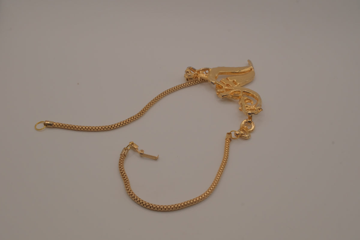 Vintage &nbsp;asymmetrical abstract pendant necklace