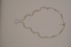 Vintage scalloped rhinestone choker necklace