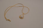 Vintage tear-shaped faux &nbsp;pearl pendant