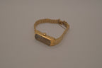 Vintage 1979 Gold-Plated Seiko Mechanical Watch with Faceted Glass
