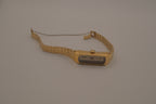 Vintage 1979 Gold-Plated Seiko Mechanical Watch with Faceted Glass