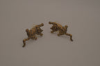 Vintage 1980s Jonette Jewelry (JJ) climbing kitty cat stud earrings