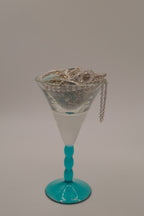 Dainty Blue & Silver Mystery Jewellery Jar