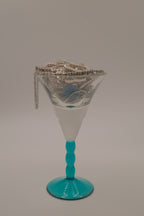 Dainty Blue & Silver Mystery Jewellery Jar