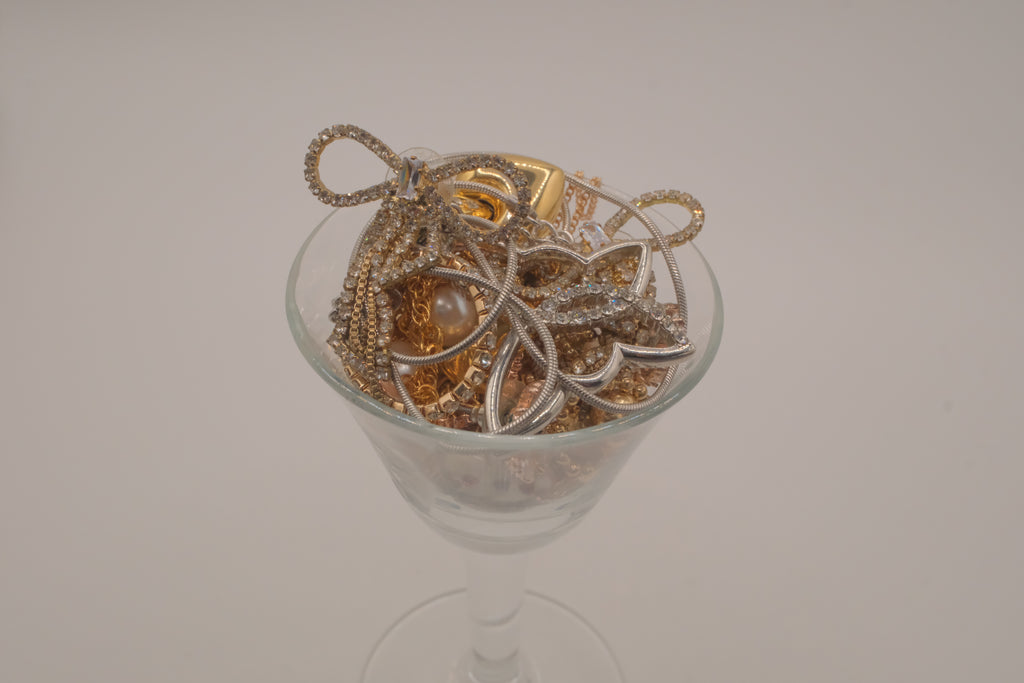 Coquette Gold and Silver Mystery Jar