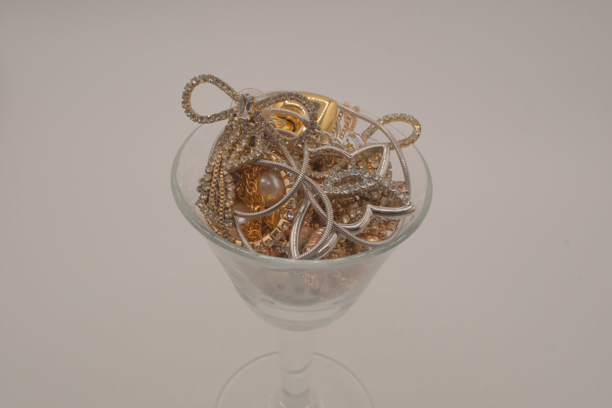Coquette Gold and Silver Mystery Jar