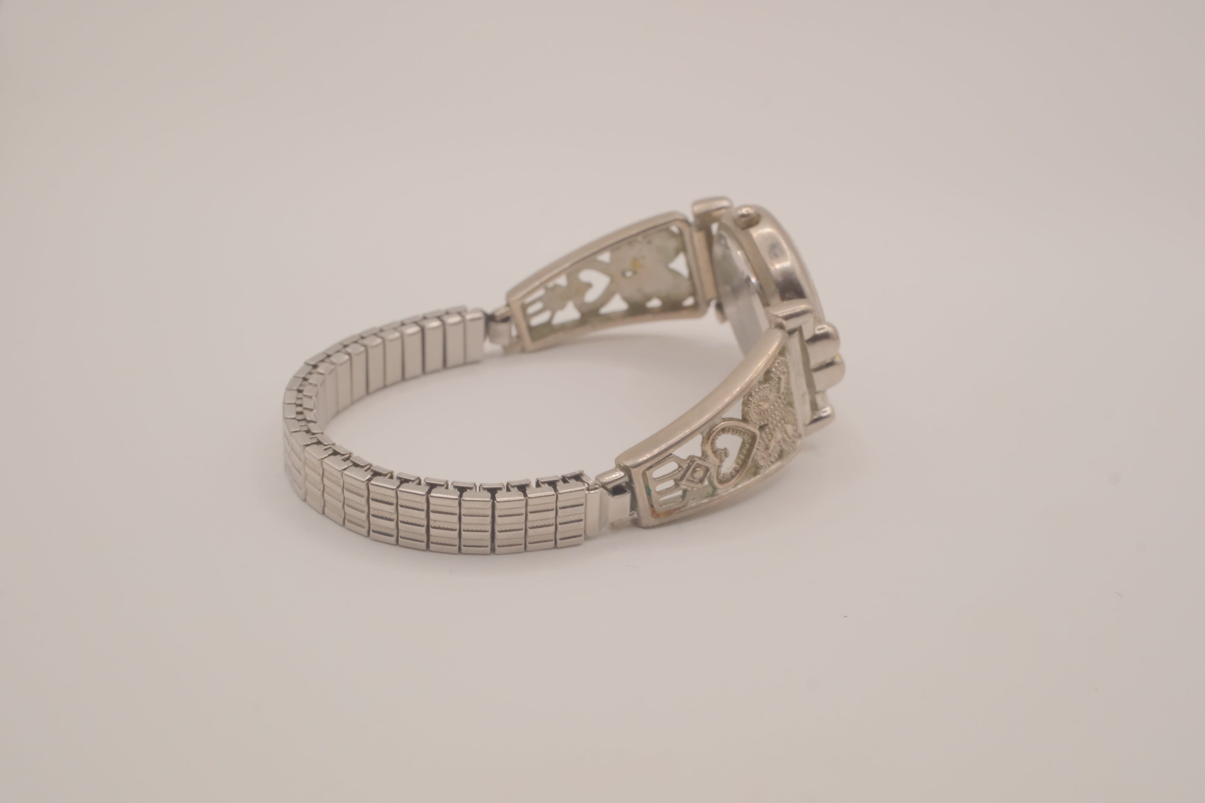 Vintage Butterfly motifs stretchy watch