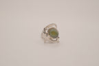 Silver tone dolphin mood ring