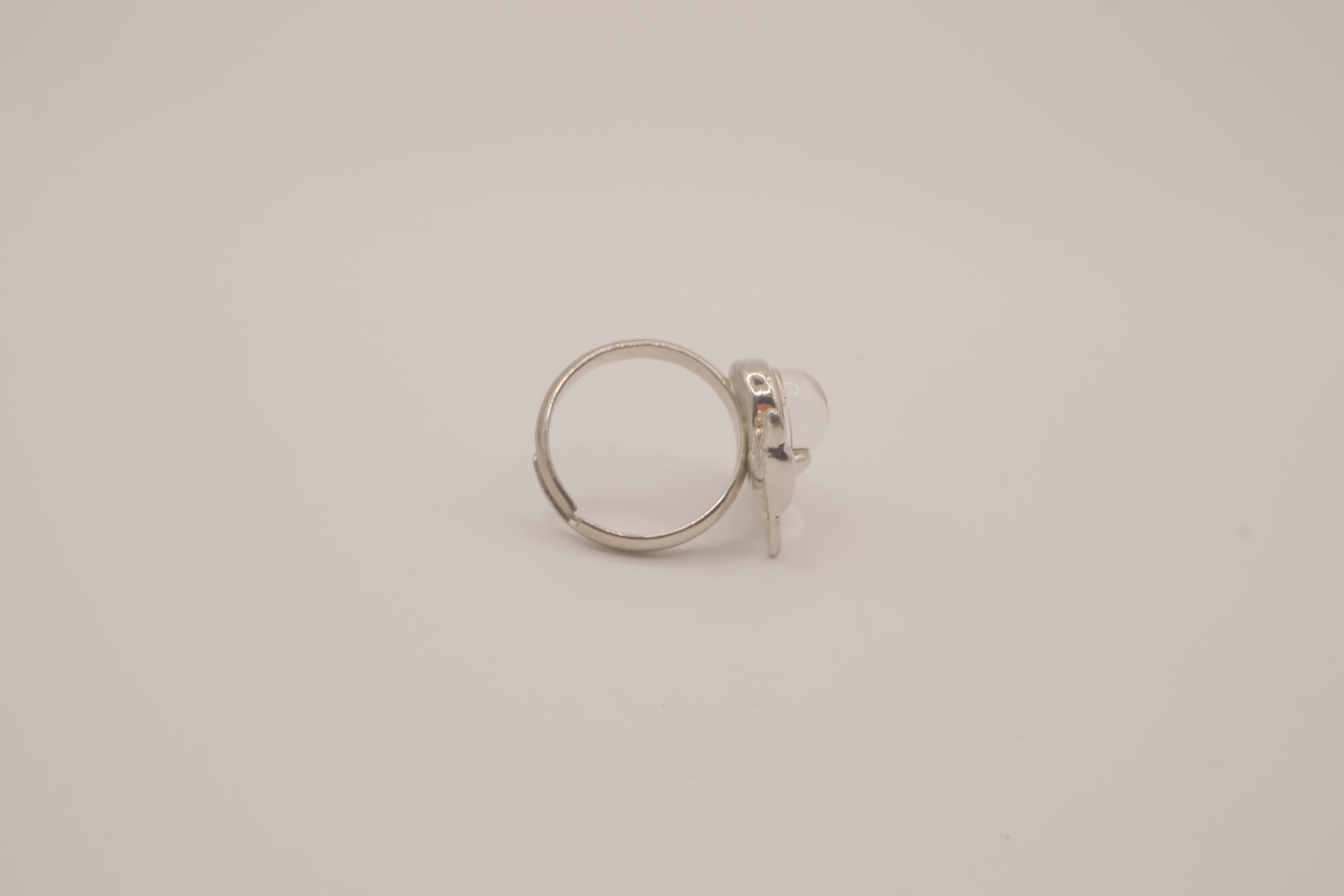 Silver tone dolphin mood ring