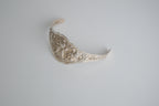 Ornate Sterling silver cuff spoon bracelet