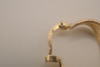 Vintage twisted hoop earrings