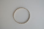 Vintage 925 Sterling silver braided bangle bracelet