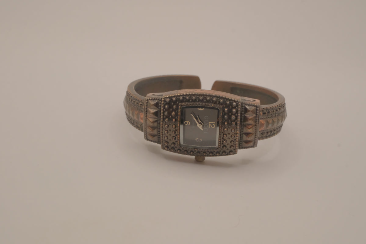 Bronze-toned cuff watch