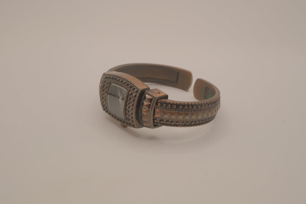 Bronze-toned cuff watch