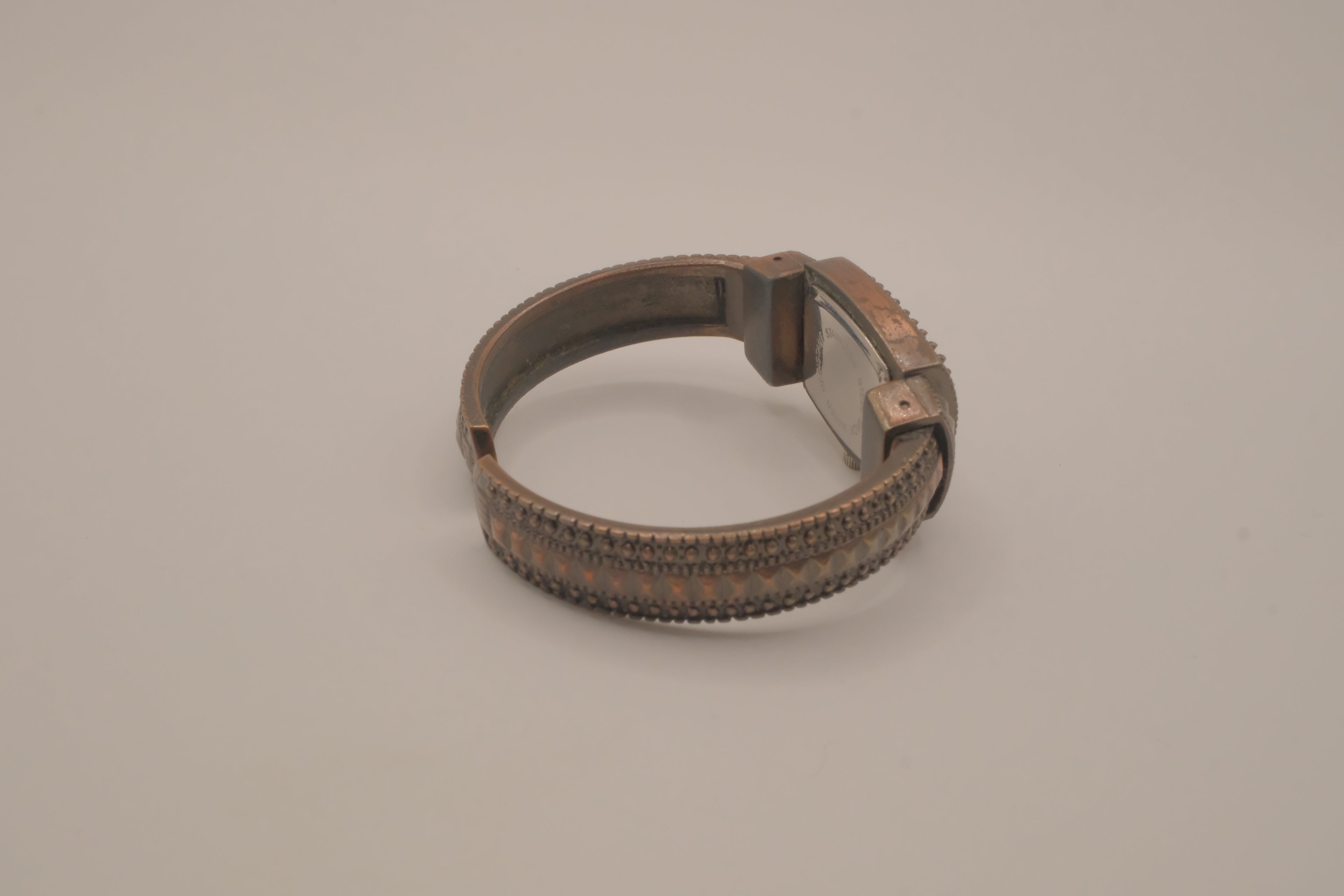 Bronze-toned cuff watch