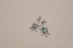 Abalone Turtle dangle earrings