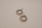 Bohemian copper dangle earrings