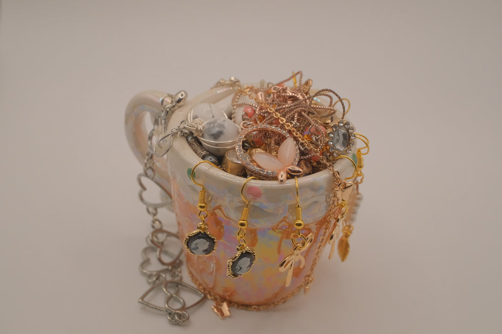 Coquette Gold and Silver Mystery Jar