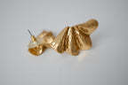 Vintage Gold Tone statement stud earrings