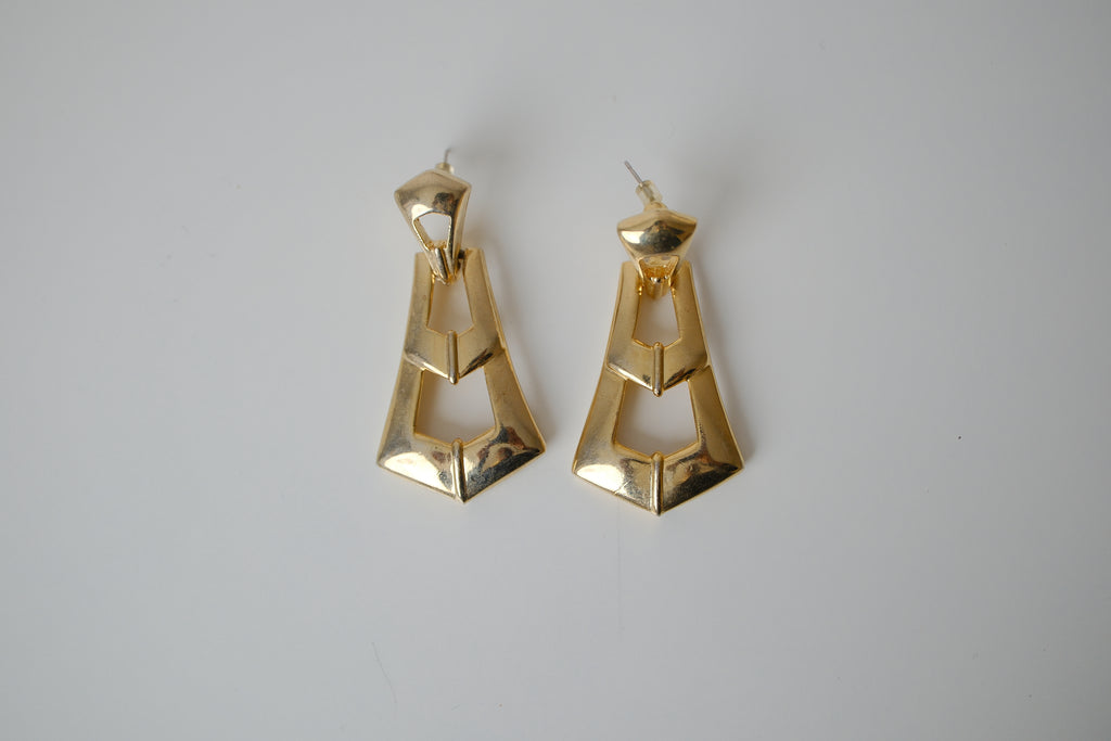 Geometric drop dangle earrings