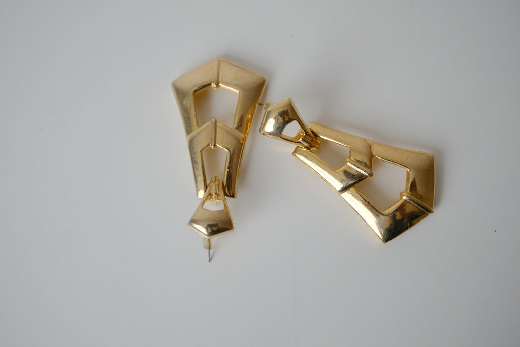 Geometric drop dangle earrings