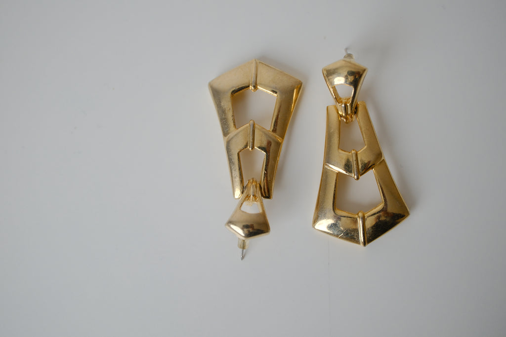 Geometric drop dangle earrings