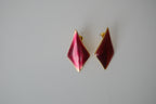 Vintage Red enamel stud earrings