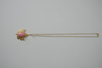 Vintage gold-tone maple leaf pendant necklace