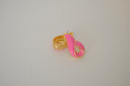 Vintage Pink enamel stud earrings