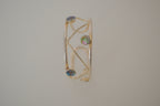 Vintage sterling silver abalone shell inlays cuff bracelet&nbsp;