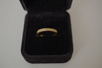 Sterling silver Gold plated half eternity ring