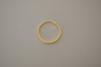 Sterling silver Gold plated half eternity ring