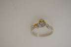 Two-tone owl ring