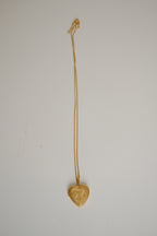 Gold toned Heart-shaped locket necklace