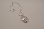 Vintage Medicine Wheel locket pendant necklace