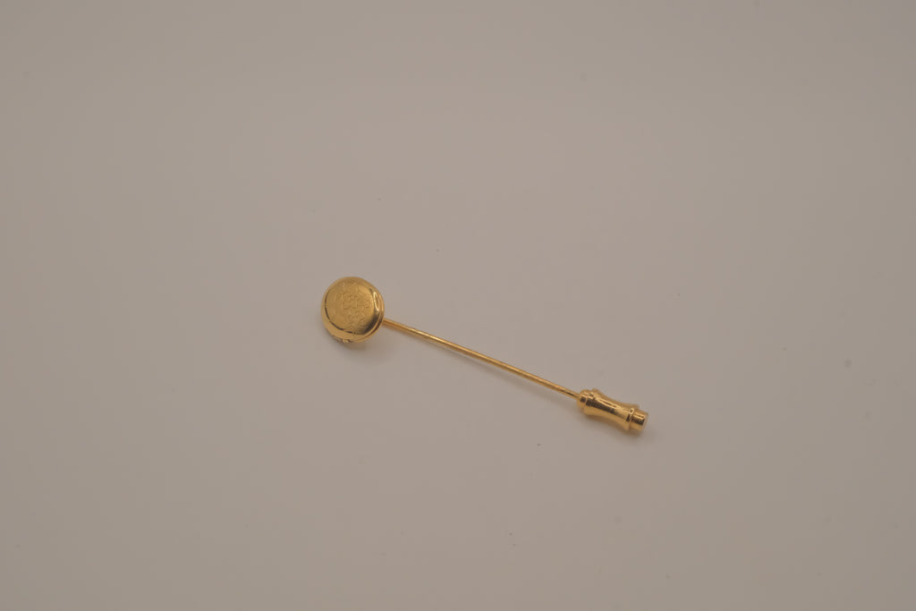 Vintage Floral locket Hat pin/lapel pin